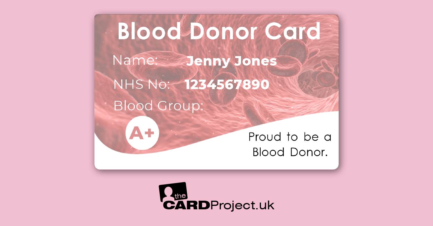 Blood Donor Card